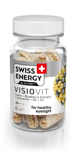 Swiss Energy Visiovit Capsules with prolonged release of active ingredients