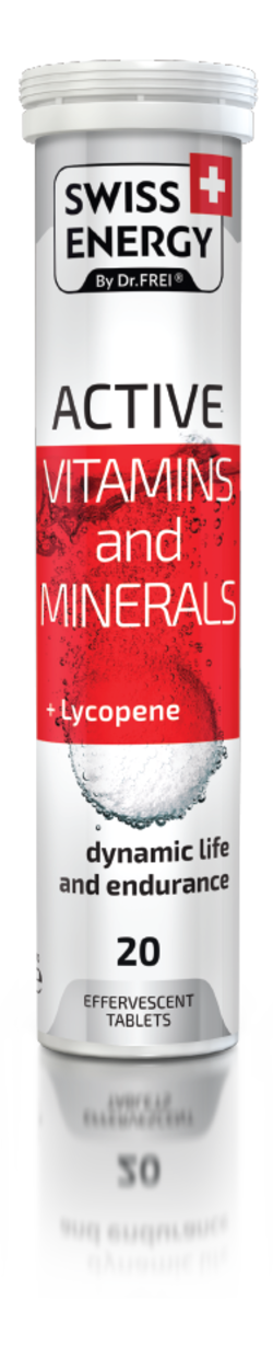 ACTIVE Vitamins and minerals + Lycopene